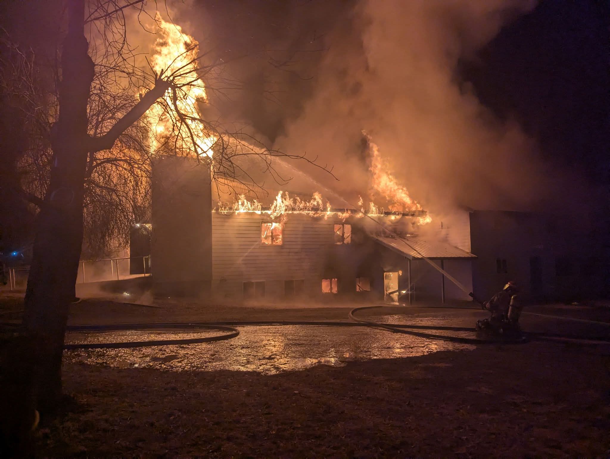 Standing Stone Church fire photo